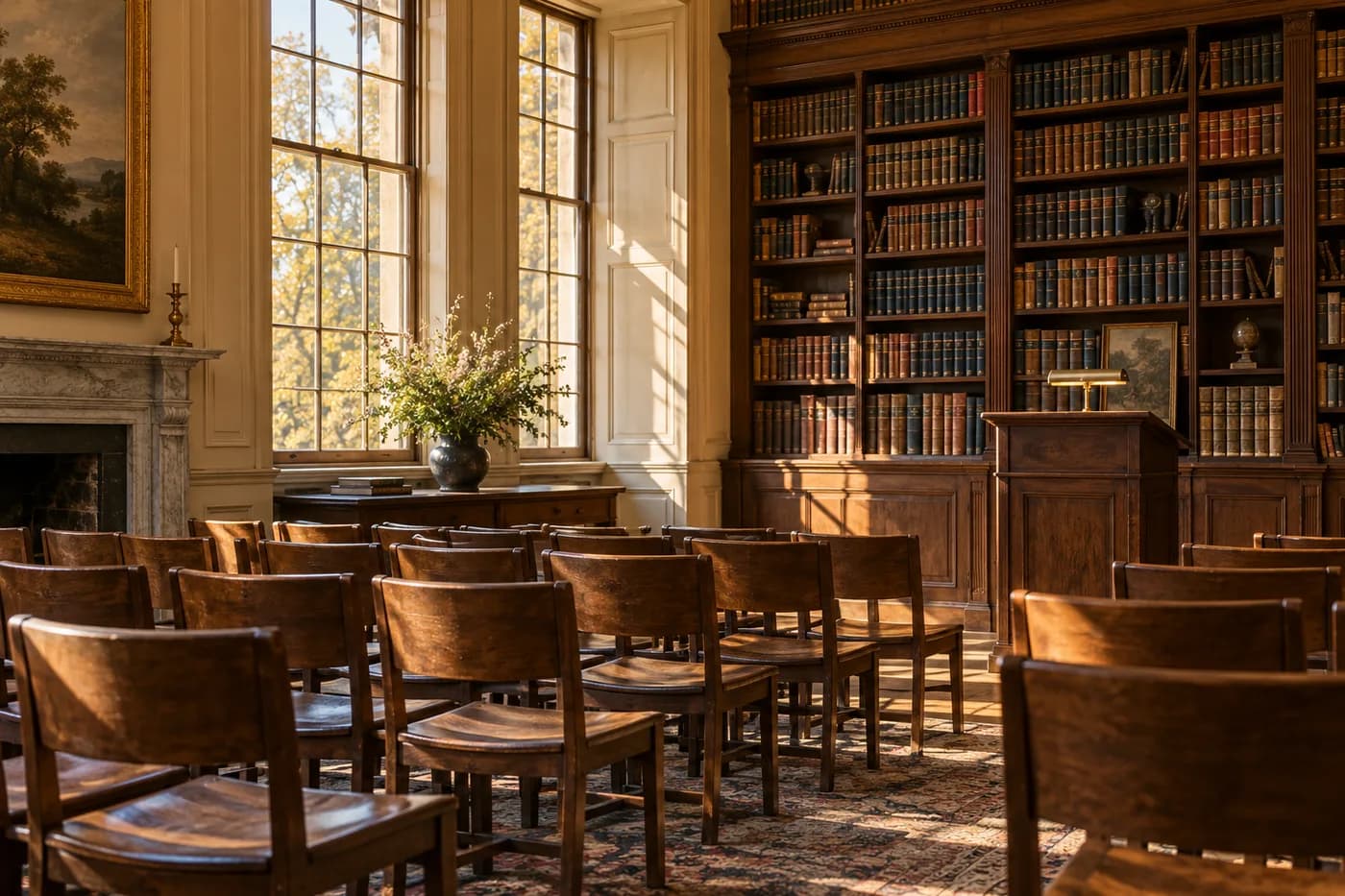 Illustrative seminar room
